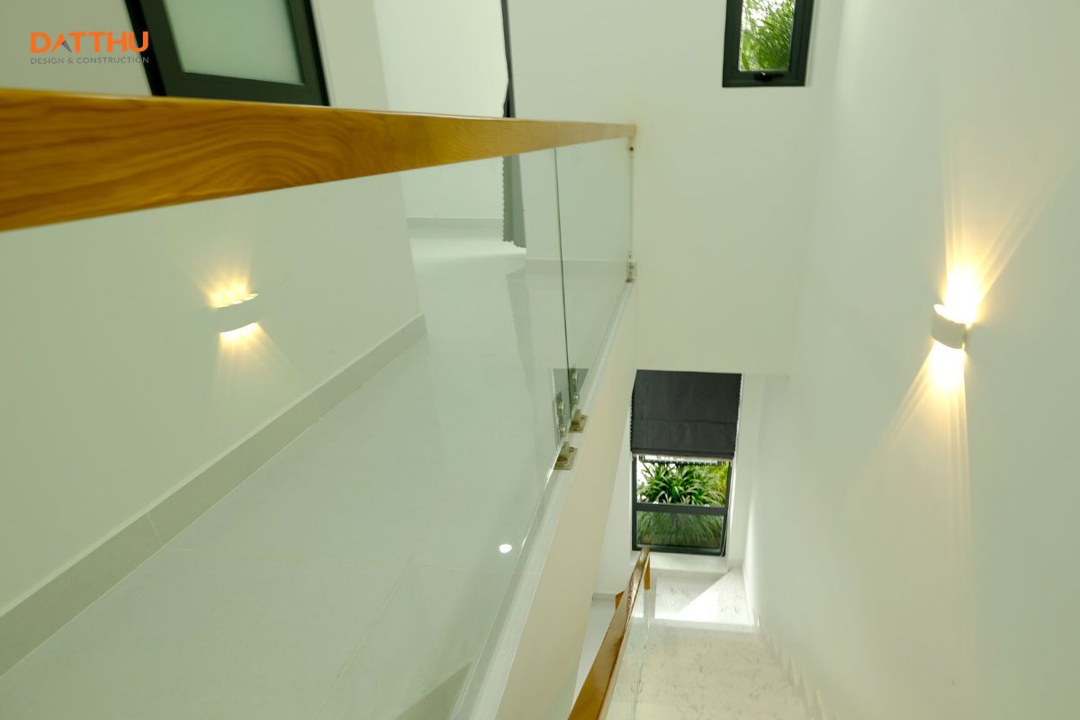 Không gian phòng khách trong thiết kế nhà phong cách tối giản