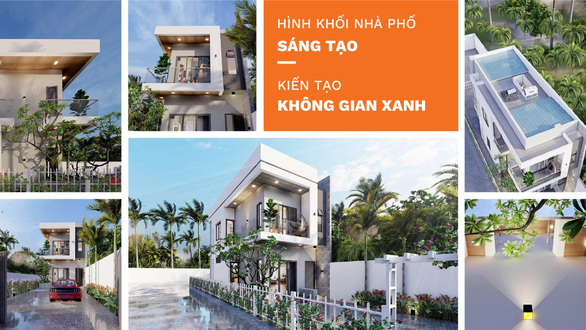 Mẫu Nhà Phố 2 Tầng | TK2040 | Anh Khánh