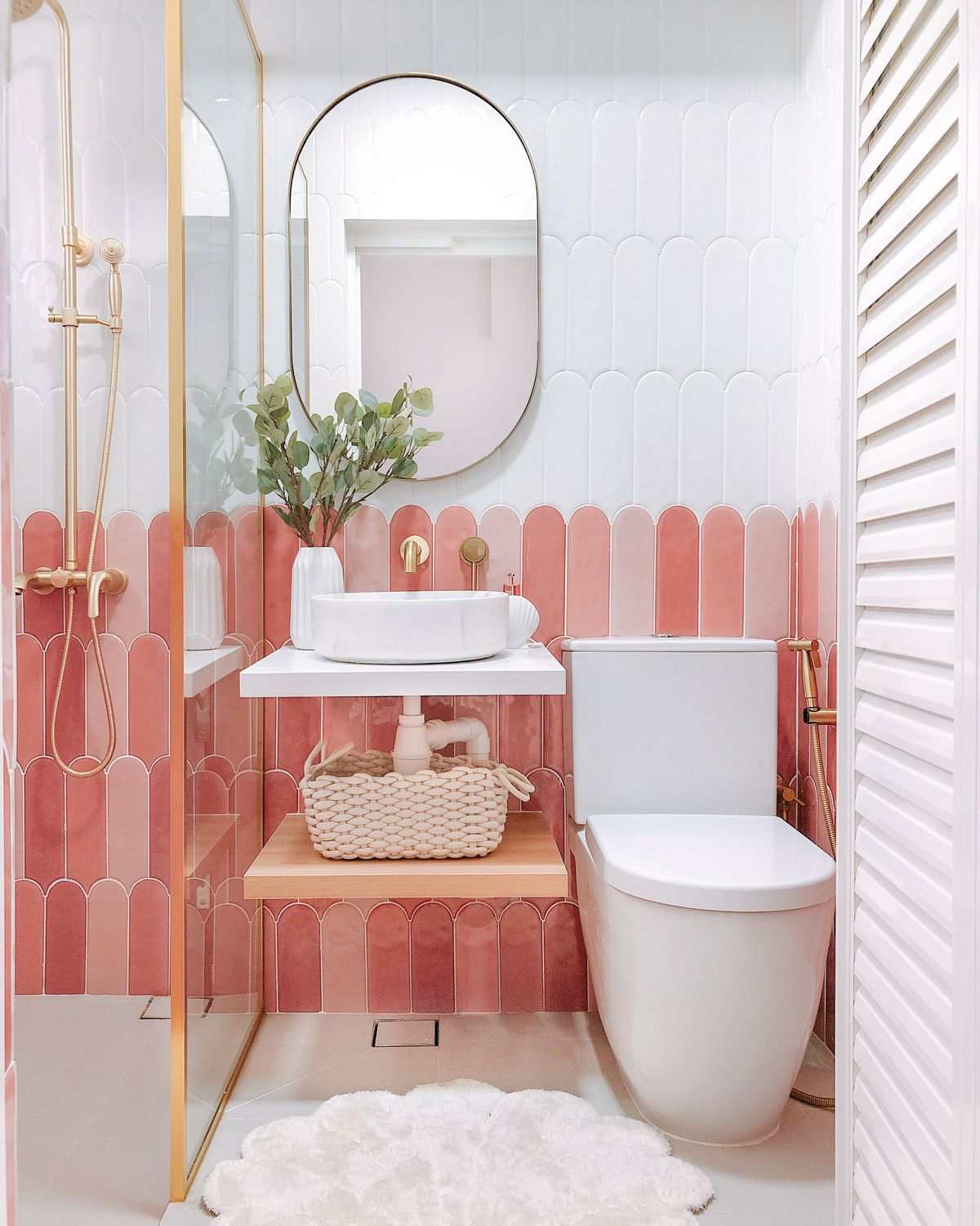 Thiết kế nhà vệ sinh tông pastel
